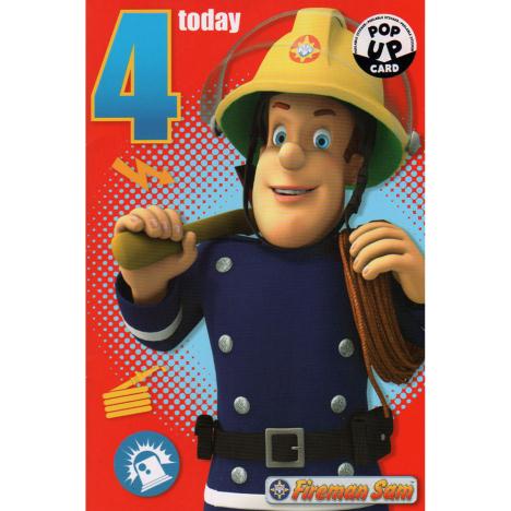 4 Today Fireman Sam Pop-Up Birthday Card £3.30